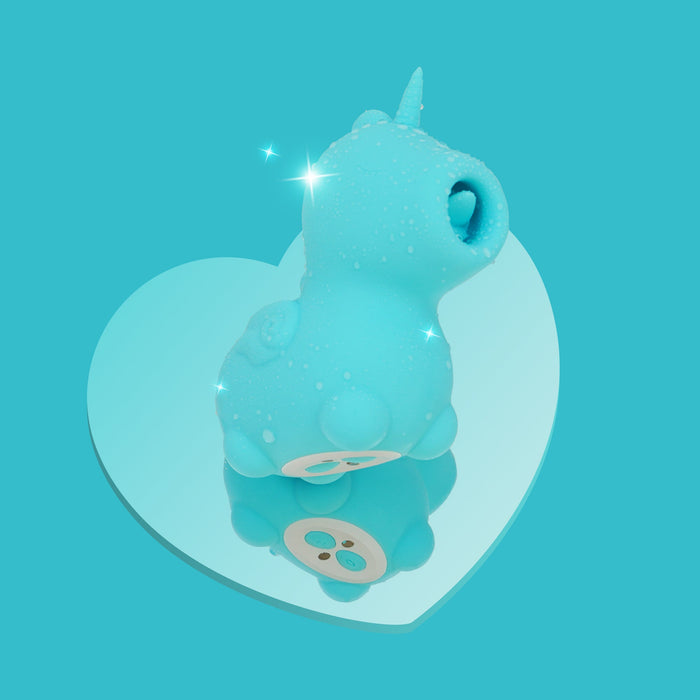 【新品推介】Unihorn 獨角獸舔舔按摩器（藍色）🩵🦄