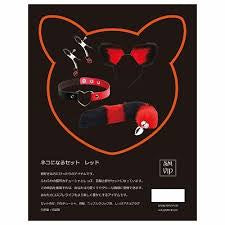 日本SM-VIP 變成貓咪套裝 角色扮演 （紅黑色 Red x Black）