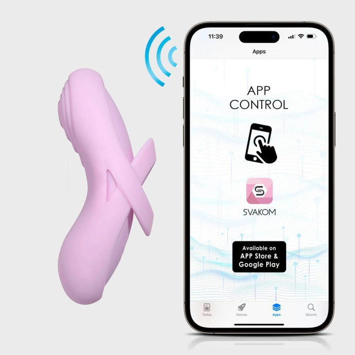 美國SVAKOM Echo 2 APP遙距控制 柔軟指尖震動器 – 粉紫色