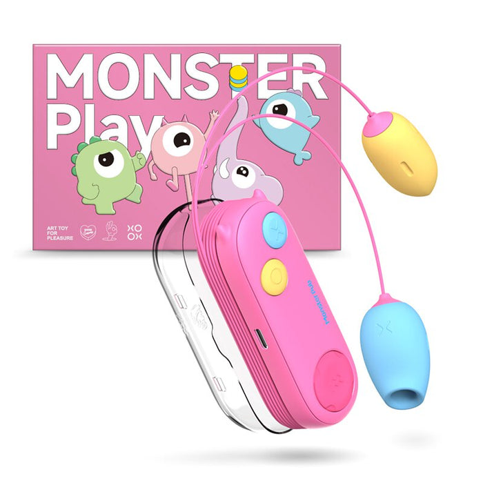 SISTALK 小怪獸 Monster Play 吸啜震動掌控雙跳蛋