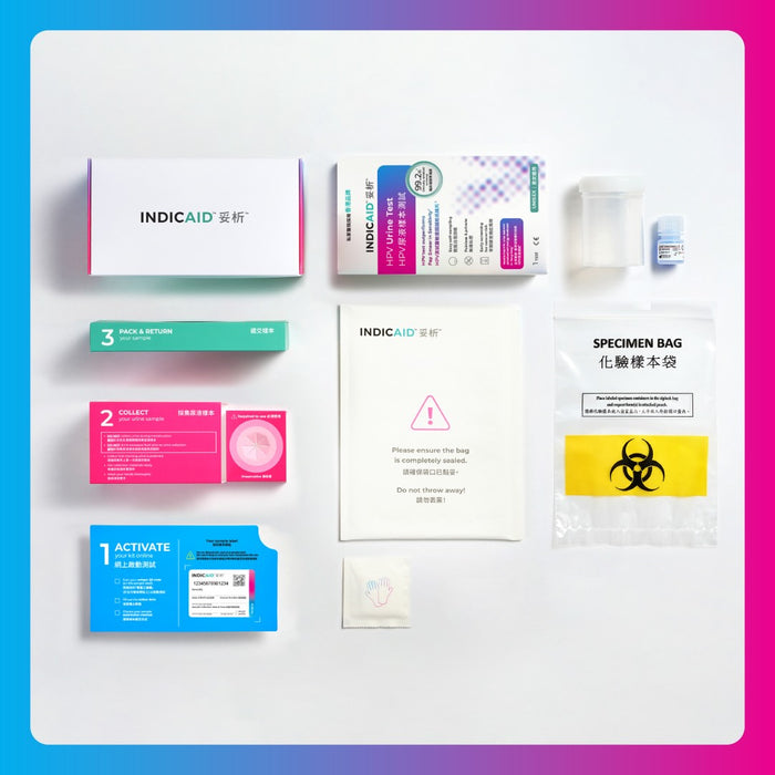 【男女適用】INDICAID™妥析™ HPV 尿液樣本測試連報告 – (一次可檢測 14 種可致癌高風險HPV病毒)