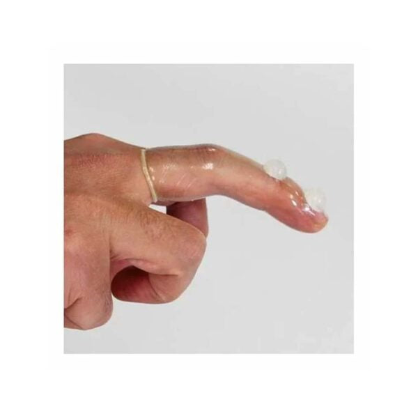 日本KissMeLove Finger Skin DX G-2 雙重矽膠球指險套（6片裝）