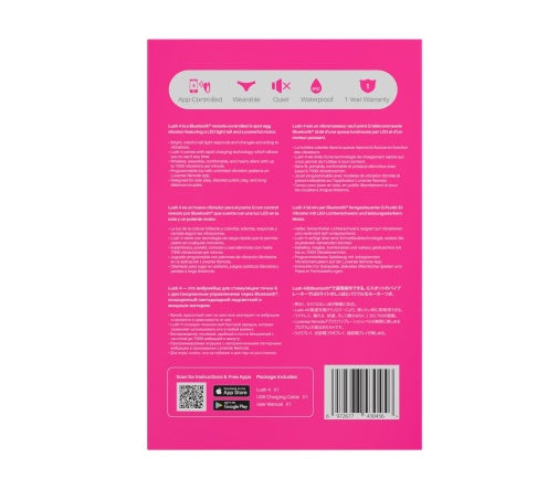 【銀河最強震蛋】LOVENSE LUSH 4 藍牙智能遙控無線G點震蛋