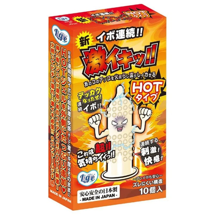 日本 Ligre Japan 激凸熱感安全套（10片裝）
