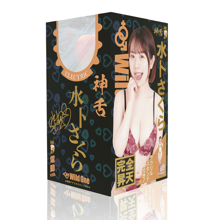 【新升級！】日本SSI 神舌系列（第二代） 水卜櫻 （水卜さくら） 電動口交飛機杯 附贈特製亞加力立牌