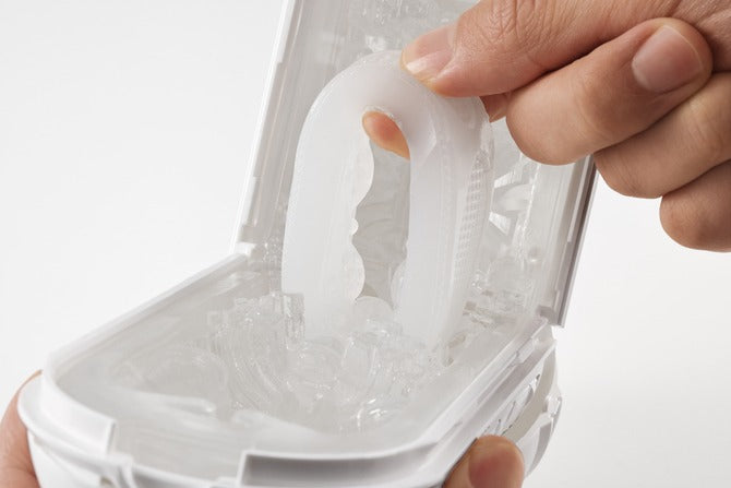 TENGA FLIP FLEXY 極彈雙環真空式飛機杯（白色）（可重用）