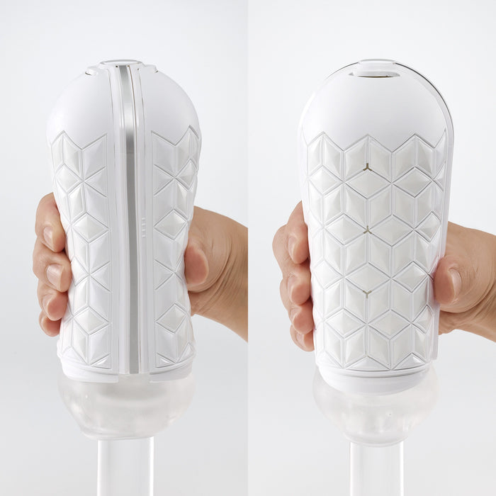 TENGA FLIP FLEXY 極彈雙環真空式飛機杯（白色）（可重用）