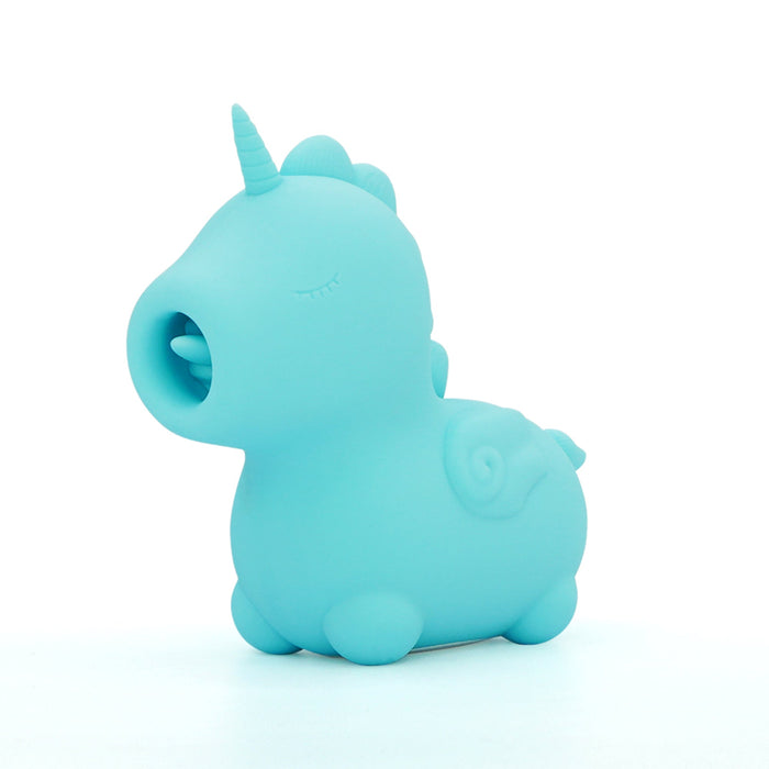 【新品推介】Unihorn 獨角獸舔舔按摩器（藍色）🩵🦄