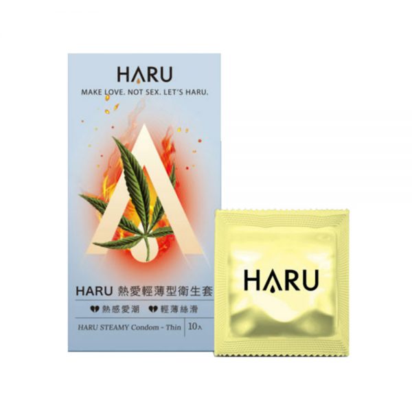 台灣Haru Steamy Thin 超薄 熱愛輕薄型安全套（10片裝）