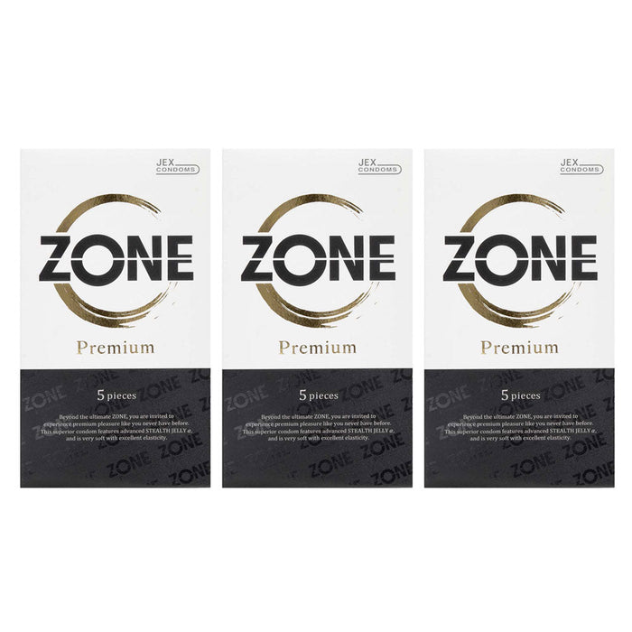 日本JEX ZONE Premium 安全套 (5片裝)3盒裝