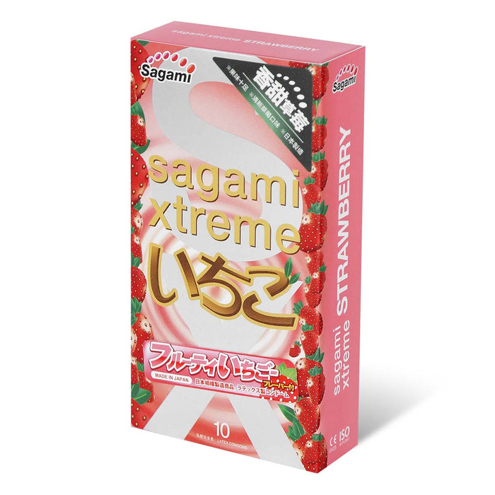日本相模Sagami 香甜草莓乳膠安全套（10片裝）