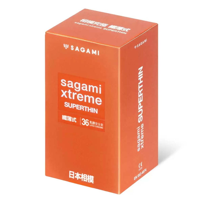 日本相模Sagami 纖薄式  乳膠安全套（36片裝）