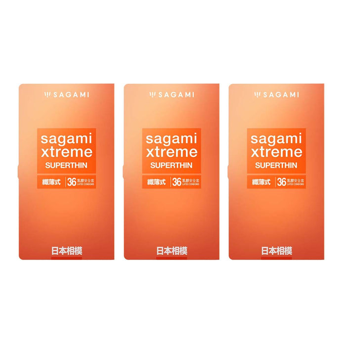 日本相模Sagami 纖薄式  乳膠安全套（36片裝）
