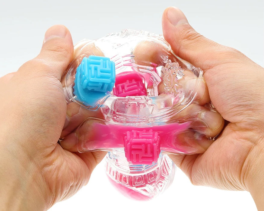日本TENGA BOBBLE Crazy Cubes 跳動杯 藍色 (可反覆使用)