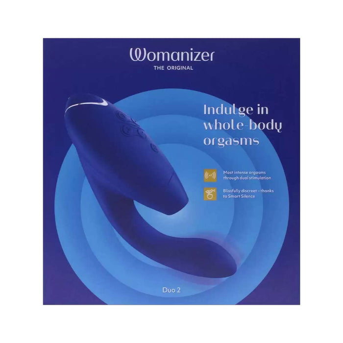 德國 Womanizer Duo 2 G點震動智能吸啜震動器（午夜藍）