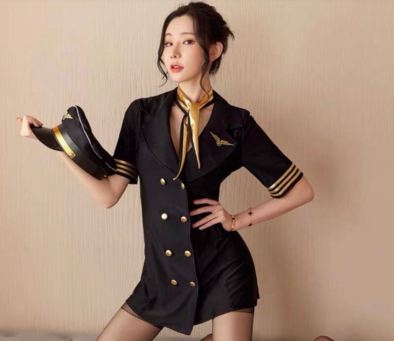 情趣服飾ー《航空女機長》女機師制服
