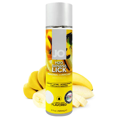 美國SYSTEM JO H2O系列 Banana Lick 香蕉味🍌可食用水性潤滑液（120ml）