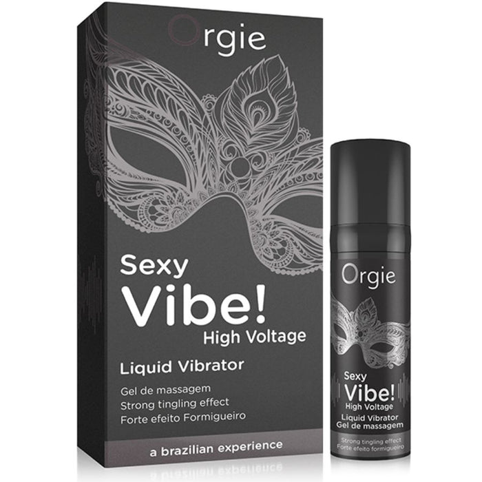 【店員推薦】葡萄牙ORGIE Sexy Vibe 液體震動器快感液High Voltage -極樂特強 Liquid vibrator High Voltage（15ml）（男女適用）