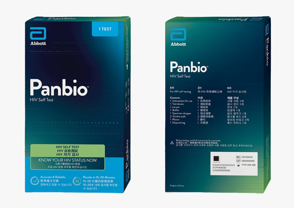 雅培 Panbio HIV Self Test 愛滋病自我測試劑（一次裝）