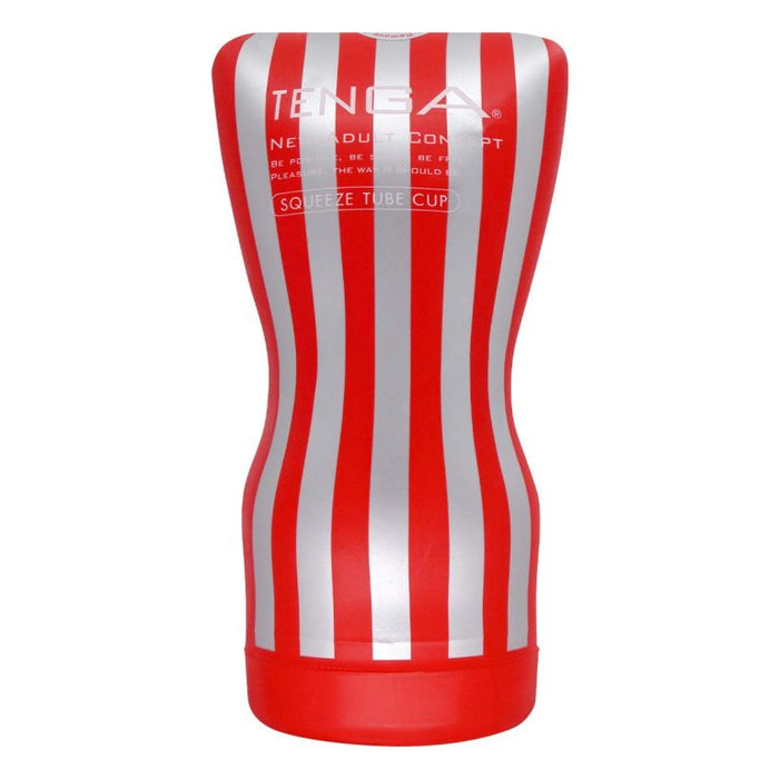 日本Tenga Squeeze Tube Cup 2nd 柔軟緊緻飛機杯（紅色 – 標準型）