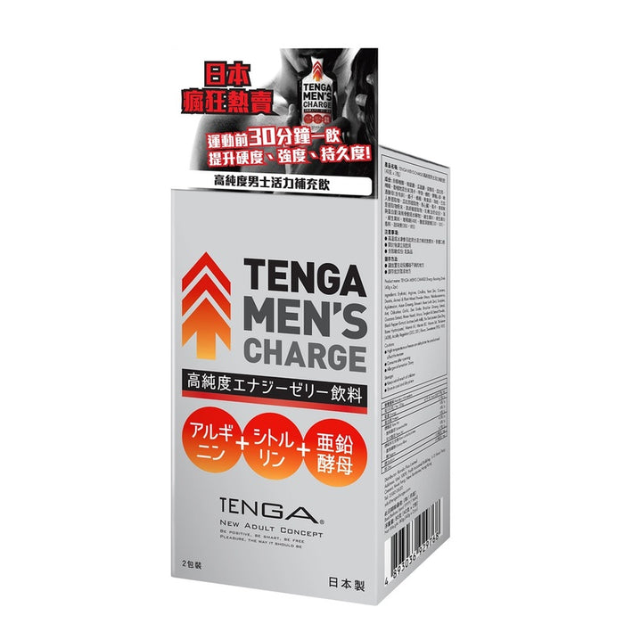 日本Tenga Men’s Charge 高純度瑪卡補充啫喱 （2包盒裝）